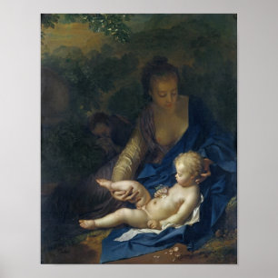 Rest op de vlucht naar Egypte, 1706 Poster