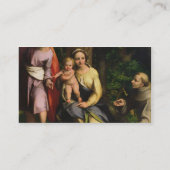 Rest op de vlucht naar Egypte, c.1515 (olie op de  Visitekaartje (Achterkant)