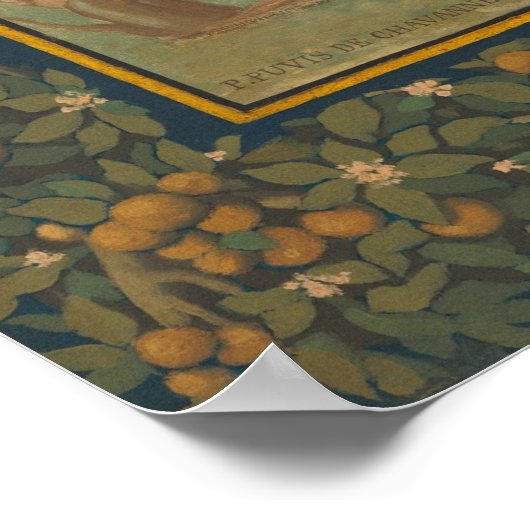 Rest - Pierre Puvis de Chavannes Fine Art Poster (Hoek)