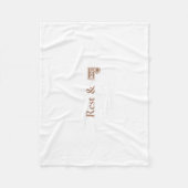 Rest & Reset Gezellige Verzorging Fleece Deken (Voorkant)