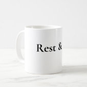 Rest & Reset Gezellige Zelfzorg Koffiemok (Voorkant links)