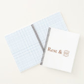 Rest & Reset Minimalistisch Wellness Notitieboek (Binnen)