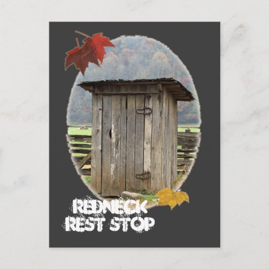 Rest Rest Rest Stop Briefkaart (Voorkant)