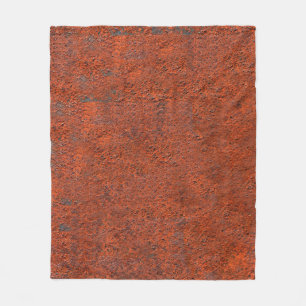 Rest ruw ijzermetaal fleece deken