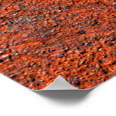 Rest ruw ijzermetaal poster (Hoek)