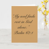 "Rest" Schriftuurlijk Wenskaart Kaart (Gele Bloem)