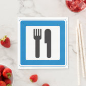 Rest Stop Sign Paper Napkins Servet (Insitu)