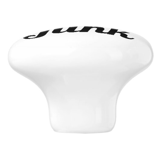 Rest van de Junk Drawer Keramische Knop (Zijkant)