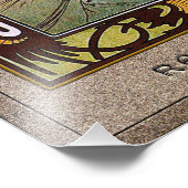 Rest van de nacht door Alphonse Mucha Foto Afdruk (Hoek)