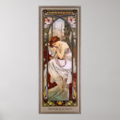Rest van de nacht door Alphonse Mucha Poster (Voorkant)