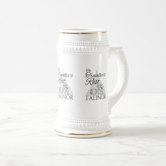 Rest van de reiziger - Beer Stein Bierpul (Voorkant rechts)