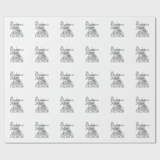 Rest van de reiziger - Verpakkingspapier Cadeaupapier (Vlak)