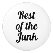 Rest van de rommellade keramische knop (Voorkant)