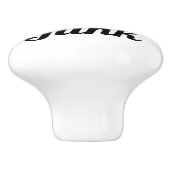 Rest van de rommellade keramische knop (Zijkant)