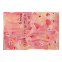 Rest van mijn leven Lachende keukenhanddoek 16 "x 