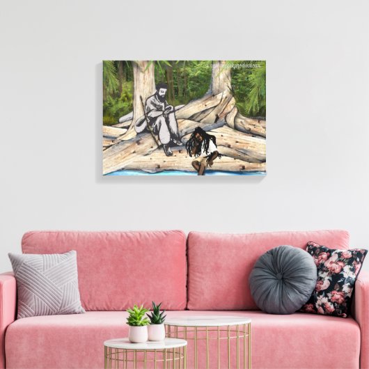 Rest van Samuel Dickerson Canvas Afdruk (Insitu (Woonkamer))