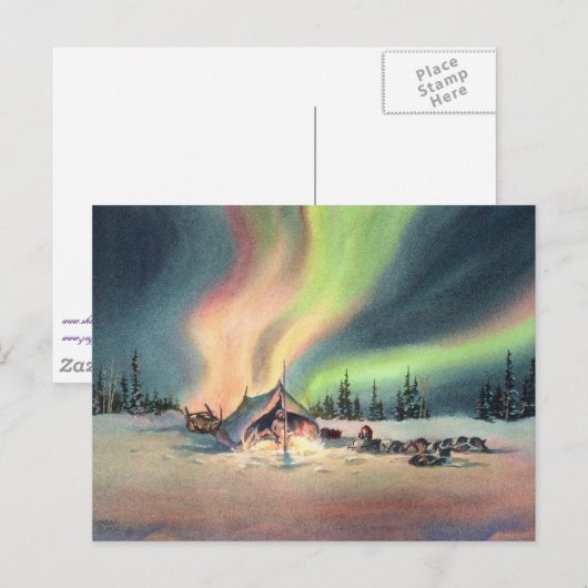 REST VOOR DE MUSHERS DOOR SHARON SHARPE BRIEFKAART (Voorkant / Achterkant)