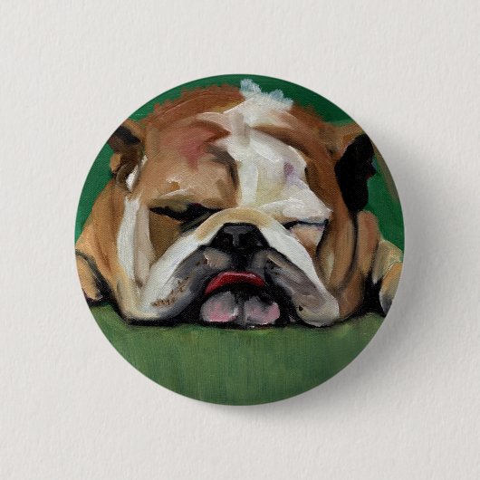 Rest voor het onkruid ronde button 5,7 cm (Voorkant)