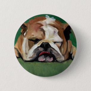 Rest voor het onkruid ronde button 5,7 cm