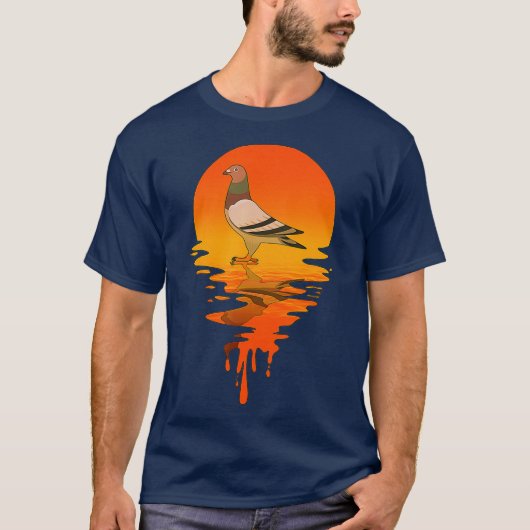  restanachtige duif t-shirt (Voorkant)