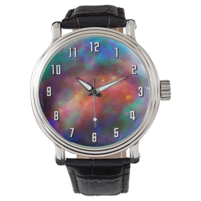 Restant van Keplers supernova NASA Hubble-ruimtest Horloge (Voorkant)