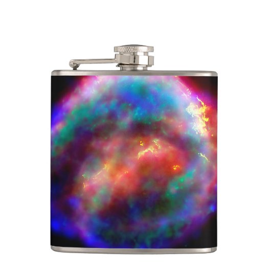 Restant van Kepler's supernova NASA Hubble-ruimtfo Heupfles (Voorkant)