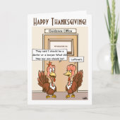 Restanten Thanksgiving Wenskaart Kaart (Voorkant)