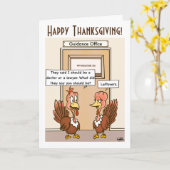 Restanten Thanksgiving Wenskaart Kaart (Gele Bloem)