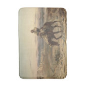 Restanten van een leger (door Elizabeth Thompson) Badmat (Voorkant Verticaal)