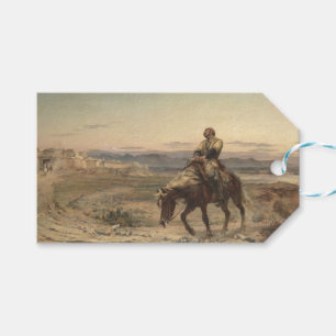 Restanten van een leger (door Elizabeth Thompson) Cadeaulabel