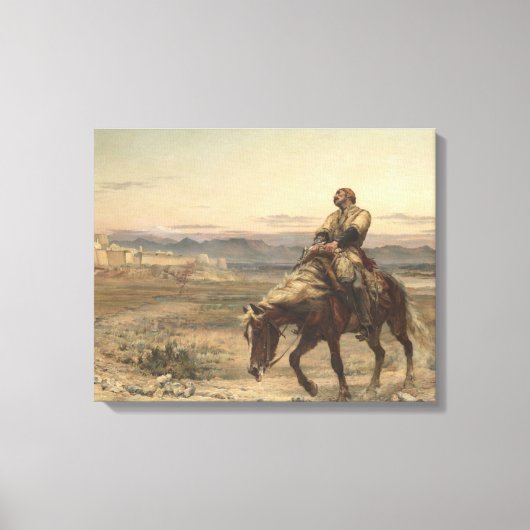 Restanten van een leger (door Elizabeth Thompson) Canvas Afdruk (Voorkant)