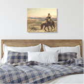 Restanten van een leger (door Elizabeth Thompson) Canvas Afdruk (Insitu (Slaapkamer))