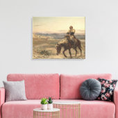 Restanten van een leger (door Elizabeth Thompson) Canvas Afdruk (Insitu (Woonkamer))