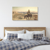 Restanten van een leger (door Elizabeth Thompson) Canvas Afdruk (Insitu (Slaapkamer))