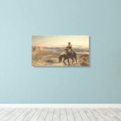 Restanten van een leger (door Elizabeth Thompson) Canvas Afdruk (Insitu (Houten vloer))