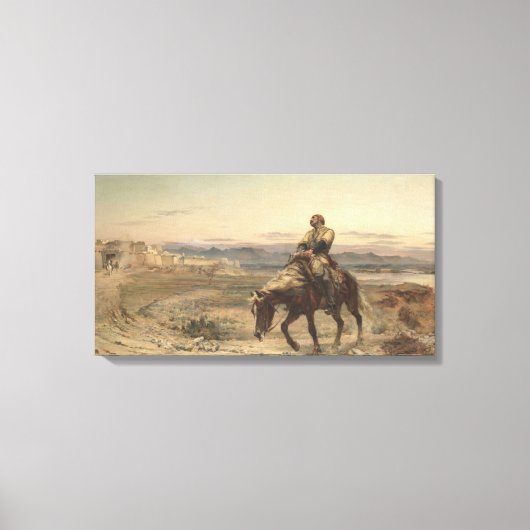 Restanten van een leger (door Elizabeth Thompson) Canvas Afdruk (Voorkant)