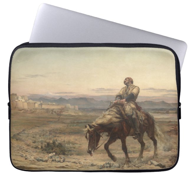 Restanten van een leger (door Elizabeth Thompson) Laptop Sleeve (Voorkant)