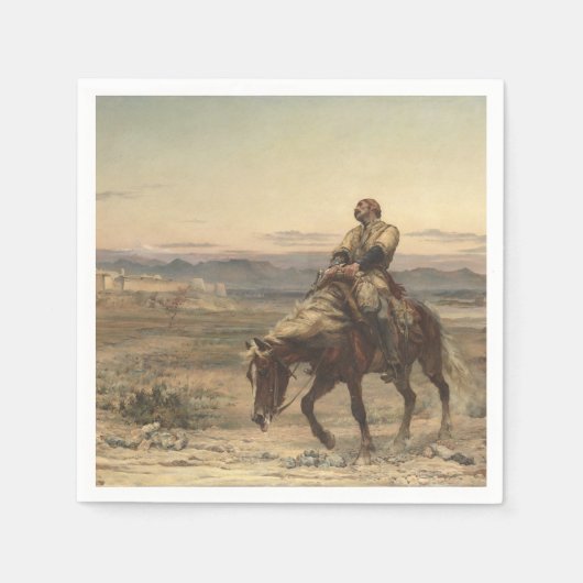 Restanten van een leger (door Elizabeth Thompson) Servet (Voorkant)
