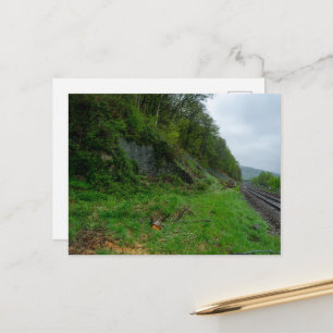 Restanten van het Eastwood spoorwegstation Briefkaart