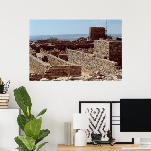 Restanten van het fort paleis poster (Thuiskantoor)