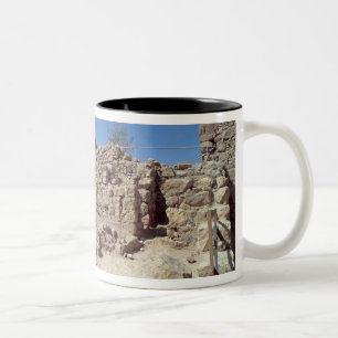 Restanten van het fort paleis tweekleurige koffiemok