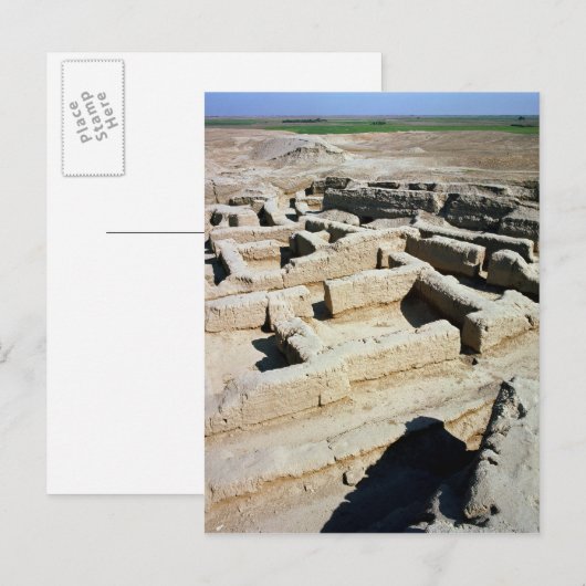 Restanten van huizen briefkaart (Voorkant / Achterkant)