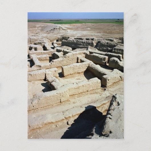 Restanten van huizen briefkaart (Voorkant)