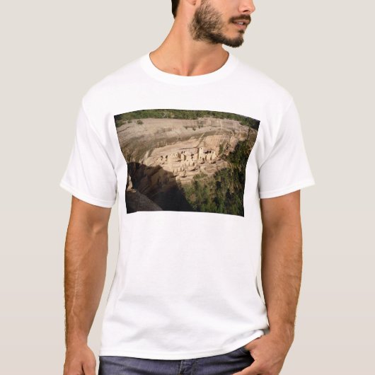 Restanten van Pueblo Indische cliff-woningen T-shirt (Voorkant)