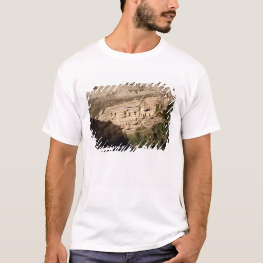 Restanten van Pueblo Indische cliff-woningen T-shirt (Voorkant)