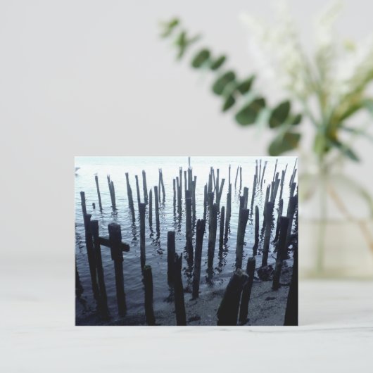 Restanten waterfront-end briefkaart (Staand voorkant)