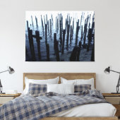 Restanten waterfront-end canvas afdruk (Insitu (Slaapkamer))