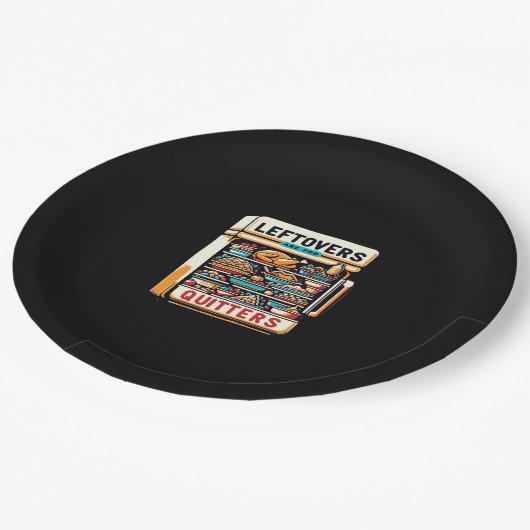 Restanten zijn voor de klassieke basisreiniging papieren bordje (Gekanteld)