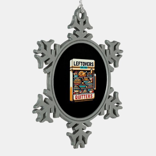 Restanten zijn voor de klassieke basisreiniging tin sneeuwvlok ornament (Links)