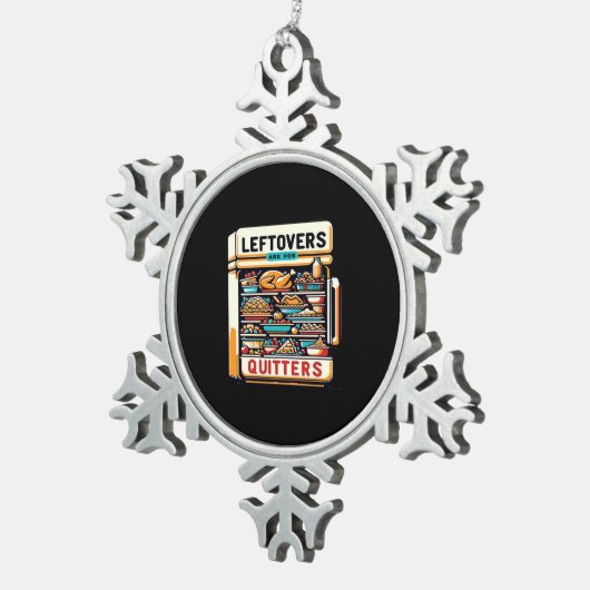 Restanten zijn voor de klassieke basisreiniging tin sneeuwvlok ornament (Rechts)